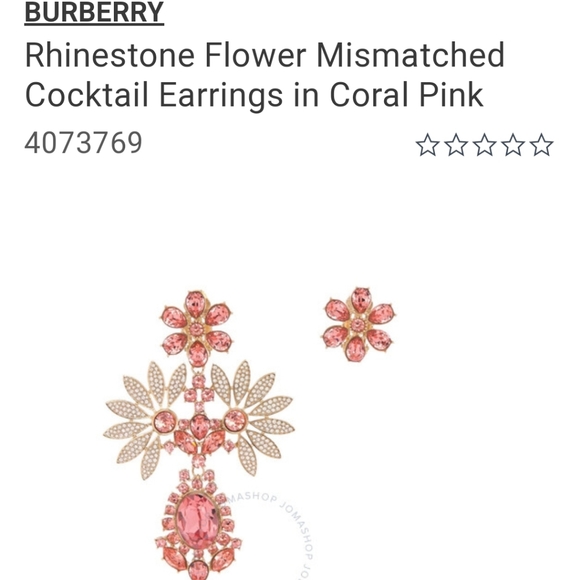 Burberry flower earrings - Picture 3 of 10